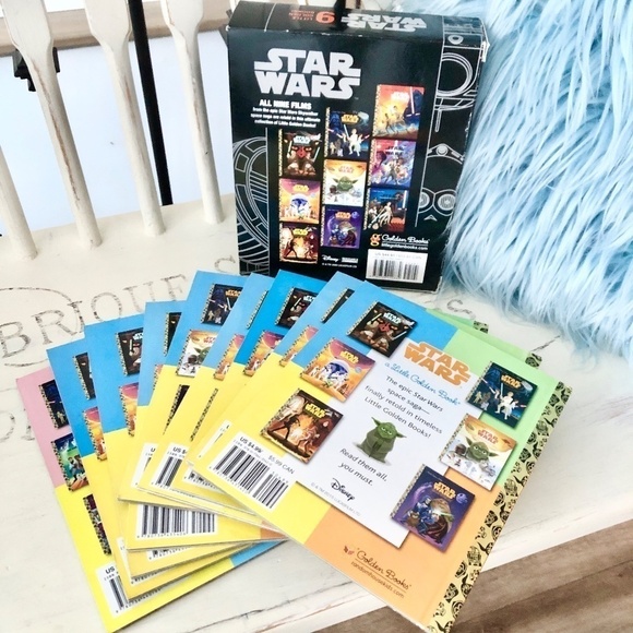 Disney, Star Wars, Little Golden Book Library, Set Of 9, Complete Skywalker Saga - Picture 5 of 16